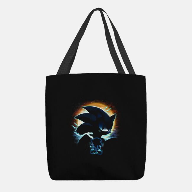 Hedgehog Night-None-Basic Tote-Bag-dandingeroz