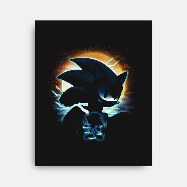 Hedgehog Night-None-Stretched-Canvas-dandingeroz