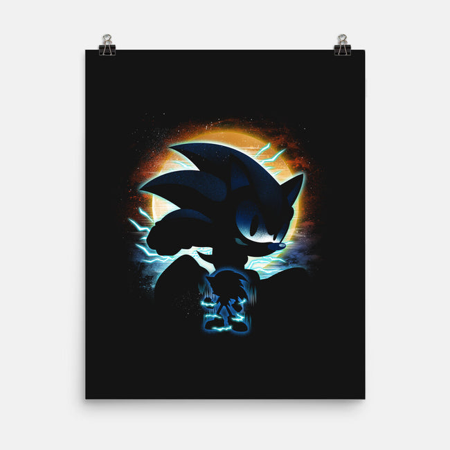 Hedgehog Night-None-Matte-Poster-dandingeroz