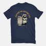 Another Day Another Slay Raccoon-Womens-Fitted-Tee-dandingeroz