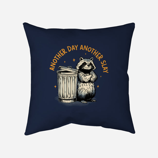 Another Day Another Slay Raccoon-None-Removable Cover w Insert-Throw Pillow-dandingeroz