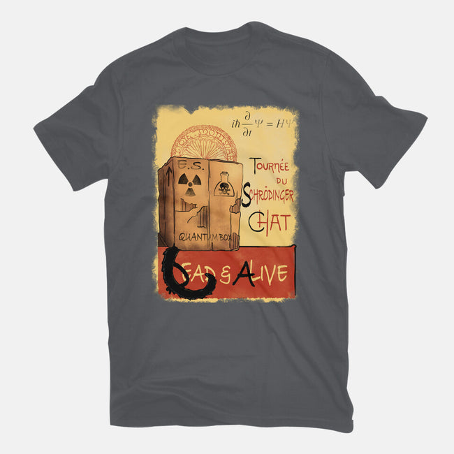Tournee Du Schrodinger Chat-Womens-Fitted-Tee-fanfabio