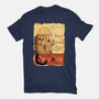Tournee Du Schrodinger Chat-Womens-Fitted-Tee-fanfabio