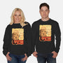 Tournee Du Schrodinger Chat-Unisex-Crew Neck-Sweatshirt-fanfabio