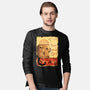 Tournee Du Schrodinger Chat-Mens-Long Sleeved-Tee-fanfabio