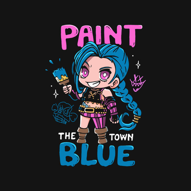 Paint The Town Blue-None-Glossy-Sticker-Vallina84