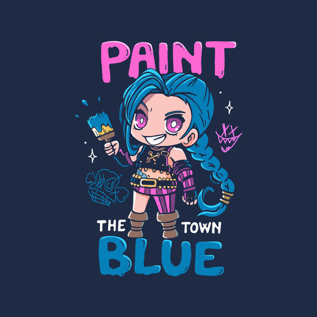 Paint The Town Blue-Unisex-Basic-Tank-Vallina84