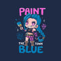 Paint The Town Blue-None-Glossy-Sticker-Vallina84