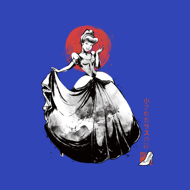 Moonlit Maiden Sumi-e-Womens-Fitted-Tee-Astrobot Invention