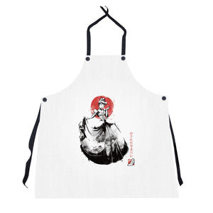 Moonlit Maiden Sumi-e