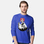 Moonlit Maiden Sumi-e-Mens-Long Sleeved-Tee-Astrobot Invention