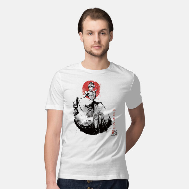 Moonlit Maiden Sumi-e-Mens-Premium-Tee-Astrobot Invention