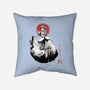 Moonlit Maiden Sumi-e-None-Removable Cover w Insert-Throw Pillow-Astrobot Invention