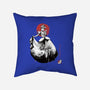 Moonlit Maiden Sumi-e-None-Removable Cover w Insert-Throw Pillow-Astrobot Invention