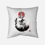 Moonlit Maiden Sumi-e-None-Removable Cover w Insert-Throw Pillow-Astrobot Invention