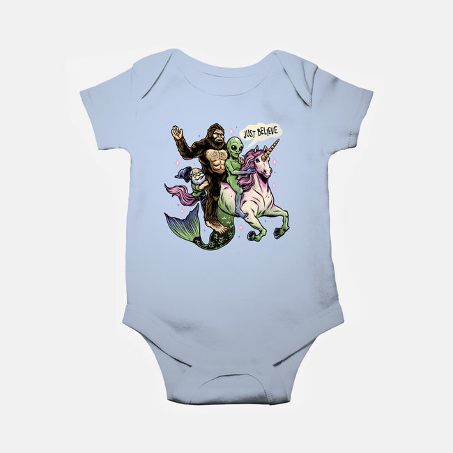 Just Believe-Baby-Basic-Onesie-momma_gorilla