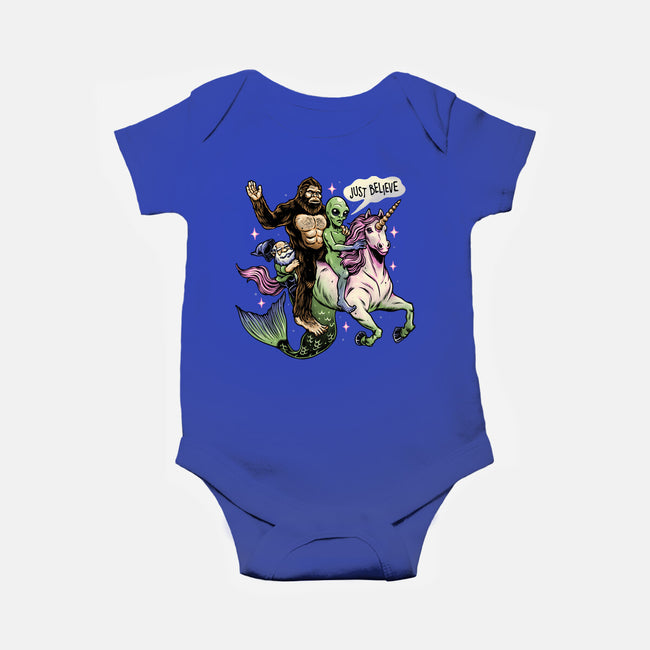 Just Believe-Baby-Basic-Onesie-momma_gorilla