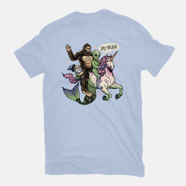 Just Believe-Unisex-Basic-Tee-momma_gorilla