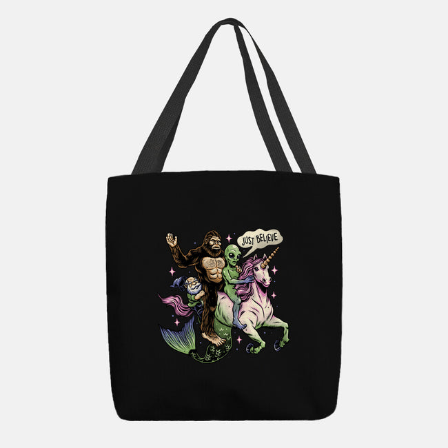 Just Believe-None-Basic Tote-Bag-momma_gorilla