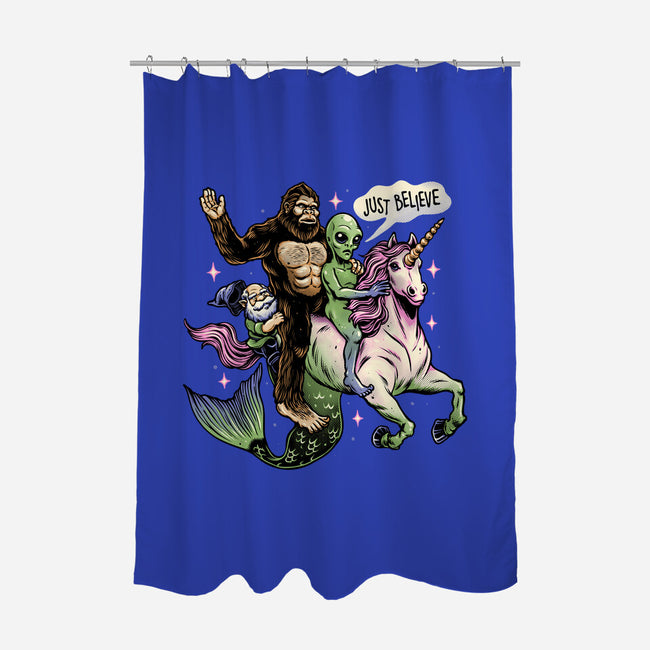 Just Believe-None-Polyester-Shower Curtain-momma_gorilla