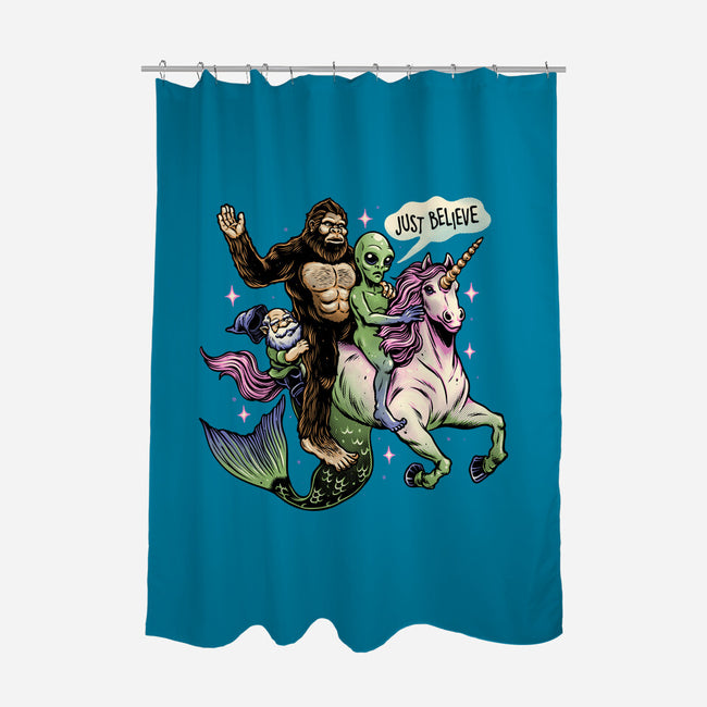 Just Believe-None-Polyester-Shower Curtain-momma_gorilla