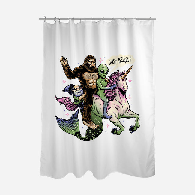 Just Believe-None-Polyester-Shower Curtain-momma_gorilla