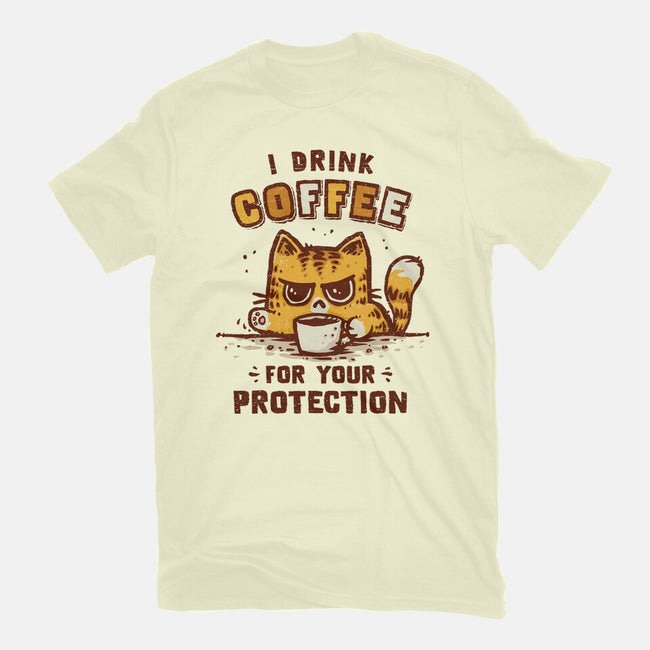 I Drink Coffee To Protect You-Mens-Premium-Tee-kg07