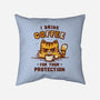 I Drink Coffee To Protect You-None-Removable Cover w Insert-Throw Pillow-kg07