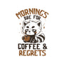 Coffee And Regrets-Unisex-Crew Neck-Sweatshirt-koalastudio