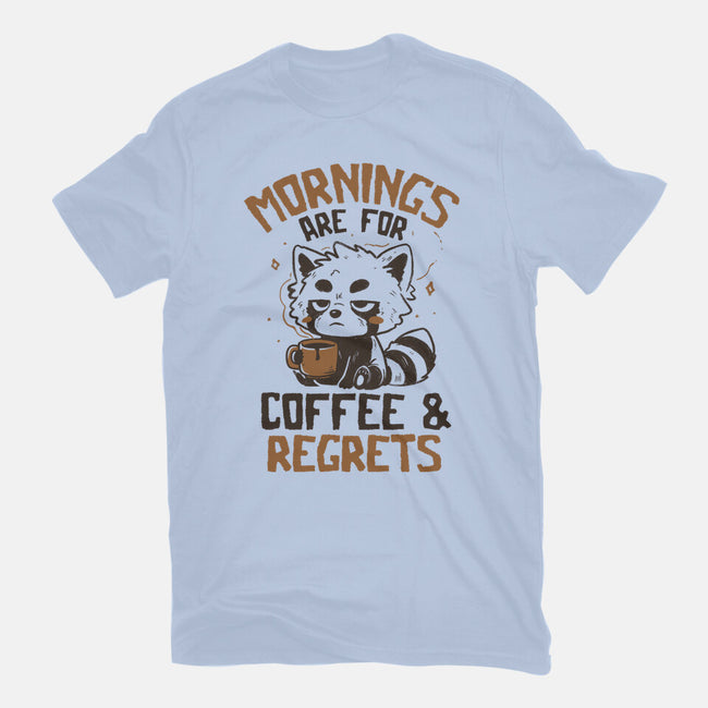 Coffee And Regrets-Unisex-Basic-Tee-koalastudio