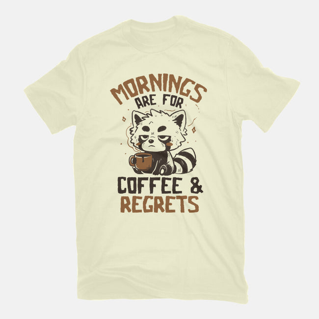 Coffee And Regrets-Mens-Basic-Tee-koalastudio