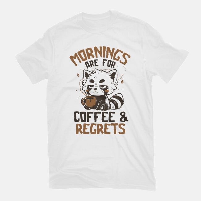 Coffee And Regrets-Womens-Fitted-Tee-koalastudio