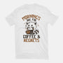 Coffee And Regrets-Womens-Fitted-Tee-koalastudio