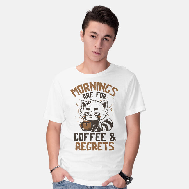 Coffee And Regrets-Mens-Basic-Tee-koalastudio