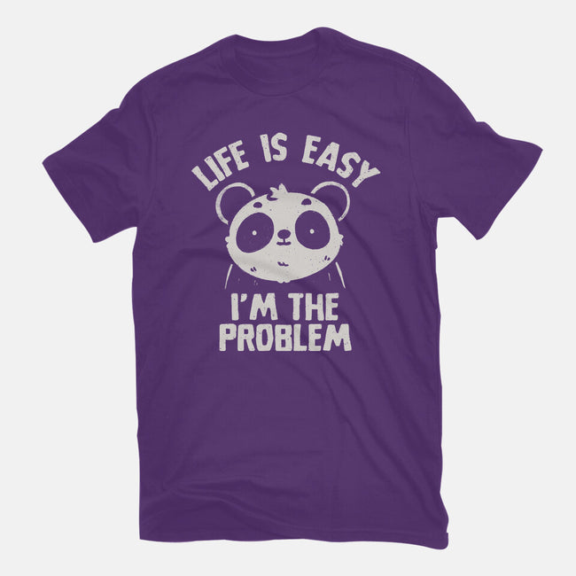 Life Is Easy I'm The Problem-Womens-Fitted-Tee-koalastudio