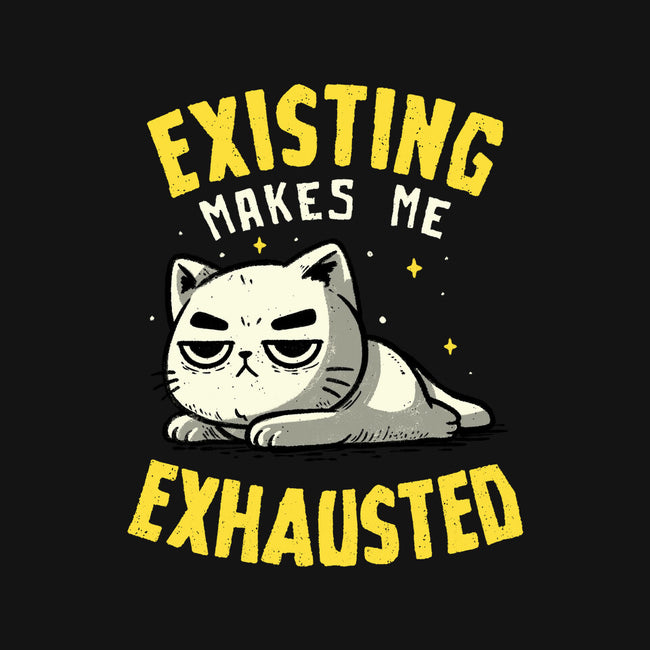 Existing Makes Me Exhausted-Unisex-Crew Neck-Sweatshirt-koalastudio