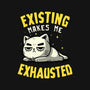 Existing Makes Me Exhausted-Unisex-Zip-Up-Sweatshirt-koalastudio