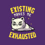 Existing Makes Me Exhausted-Unisex-Crew Neck-Sweatshirt-koalastudio