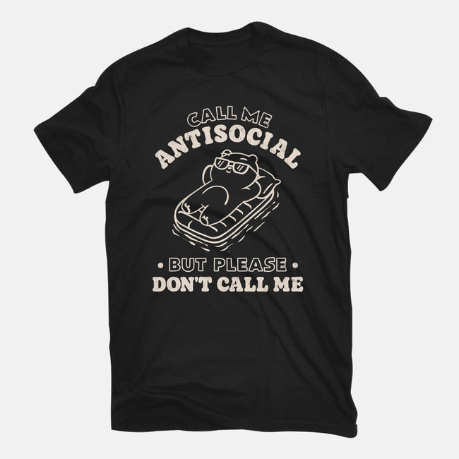 But Please Don't Call Me-Womens-Fitted-Tee-koalastudio