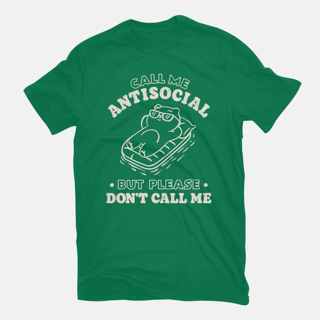 But Please Don't Call Me-Womens-Fitted-Tee-koalastudio