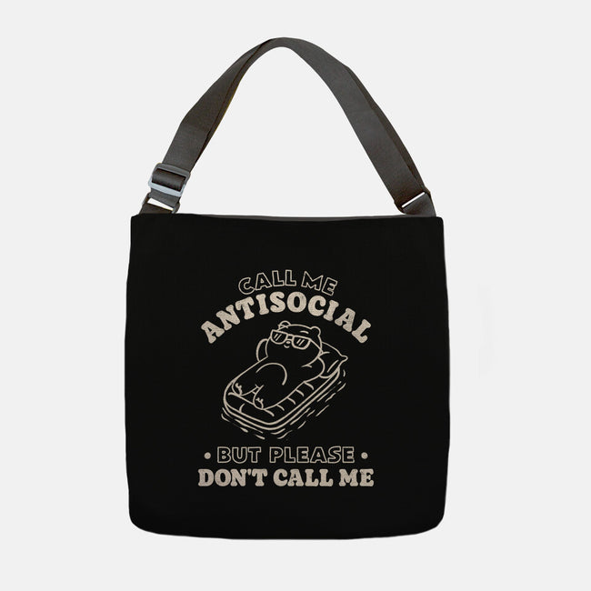 But Please Don't Call Me-None-Adjustable Tote-Bag-koalastudio