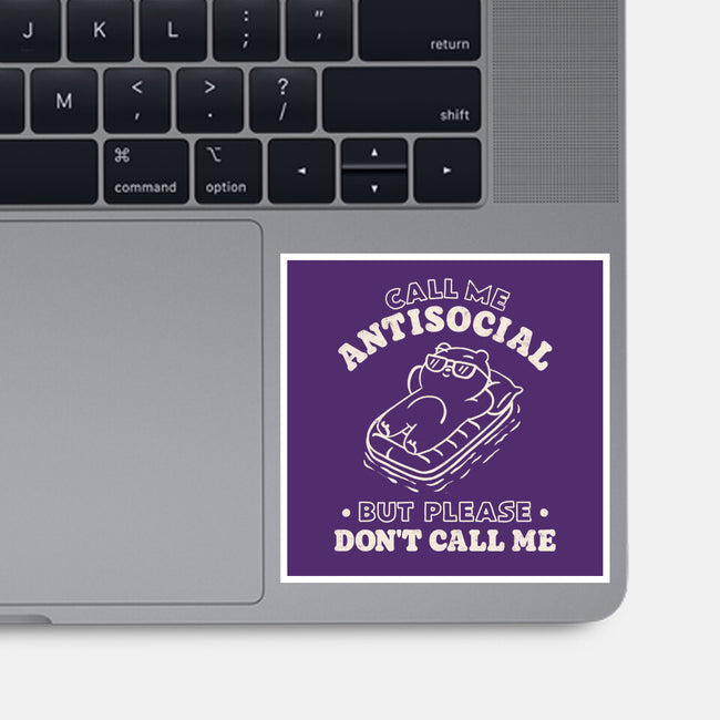 But Please Don't Call Me-None-Glossy-Sticker-koalastudio