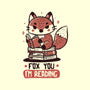 Fox You I'm Reading-None-Adjustable Tote-Bag-koalastudio