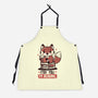 Fox You I'm Reading-Unisex-Kitchen-Apron-koalastudio