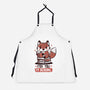 Fox You I'm Reading-Unisex-Kitchen-Apron-koalastudio