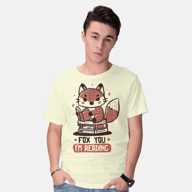 Fox You I'm Reading-Mens-Basic-Tee-koalastudio