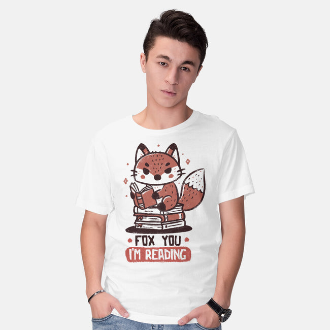 Fox You I'm Reading-Mens-Basic-Tee-koalastudio