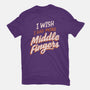 Middle Fingers-Womens-Fitted-Tee-koalastudio