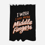 Middle Fingers-None-Polyester-Shower Curtain-koalastudio