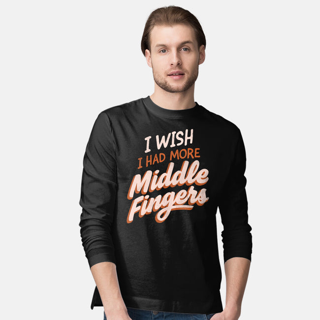 Middle Fingers-Mens-Long Sleeved-Tee-koalastudio